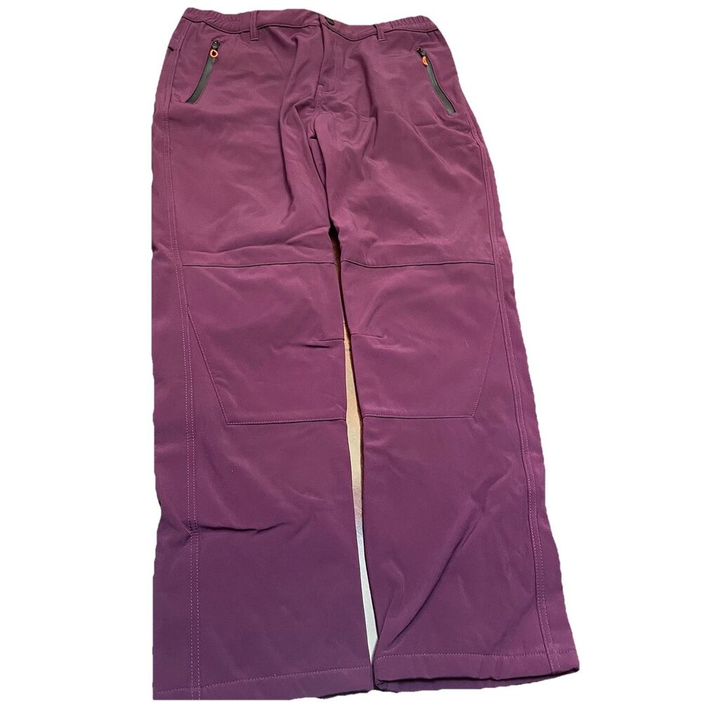 Camii Mia Women’s Fleece Lined Hiking Pants Snow Ski Winter Warm Waterproof 34